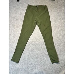 Lover Brand Fashion Pants Womens 2XL Olive Green Cotton Stretch Slim Skinny Leg